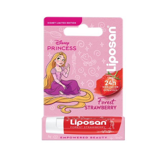 Liposan Disney Princess Forest Strawberry Παιδικό Lip Balm 4.8gr