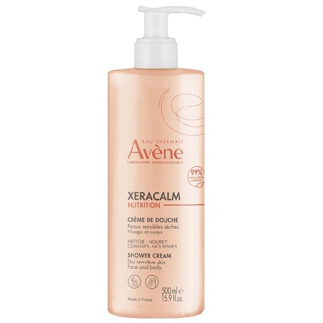 Avene XeraCalm Nutrition Shower Cream Κρεμοντούς Καθαρισμού & Ενυδάτωσης Για Πρόσωπο & Σώμα, 500ml