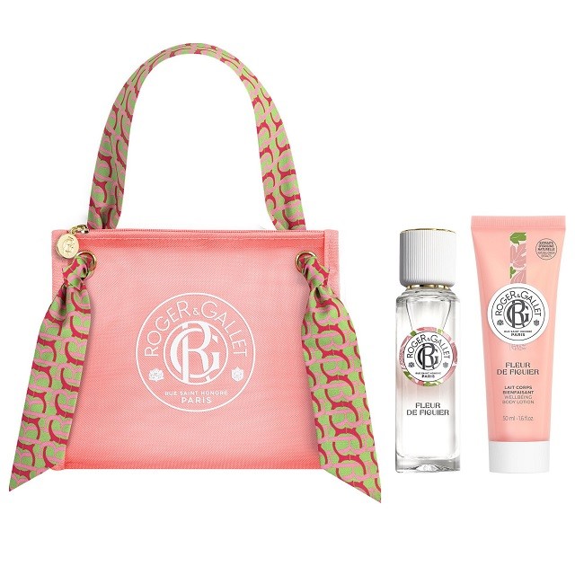 Roger & Gallet Fleur De Figuier Πακέτο Wellbeing Fragrant Water Γυναικείο Άρωμα, 30ml & Wellbeing Body Lotion Γαλάκτωμα Σώματος, 50ml & ΔΩΡΟ Νεσεσέρ