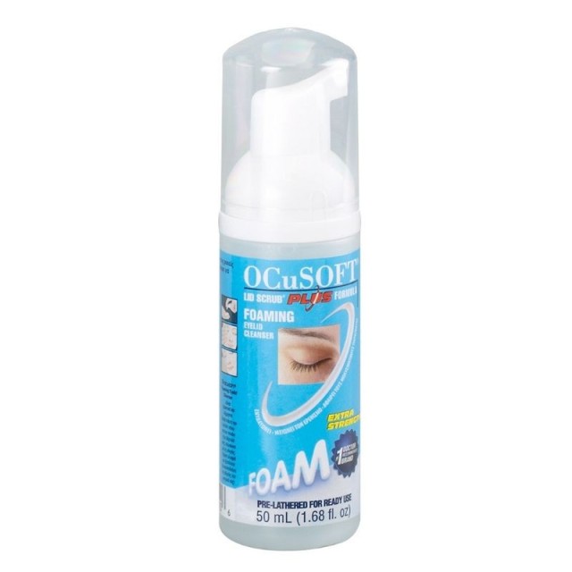 Ocusoft Foaming Eyelid Cleanser, Αφρός Καθαρισμού Βλεφάρων, 50ml
