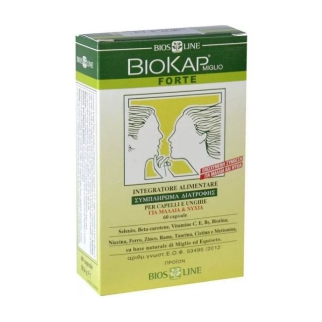 Biokap Miglio Forte Caps Συμπλήρωμα Διατροφής κατά της Τριχόπτωσης 60 caps