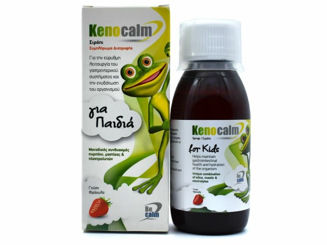 BECALM Kenocalm Syrup For Kids Γεύση Φράουλα, 120ml