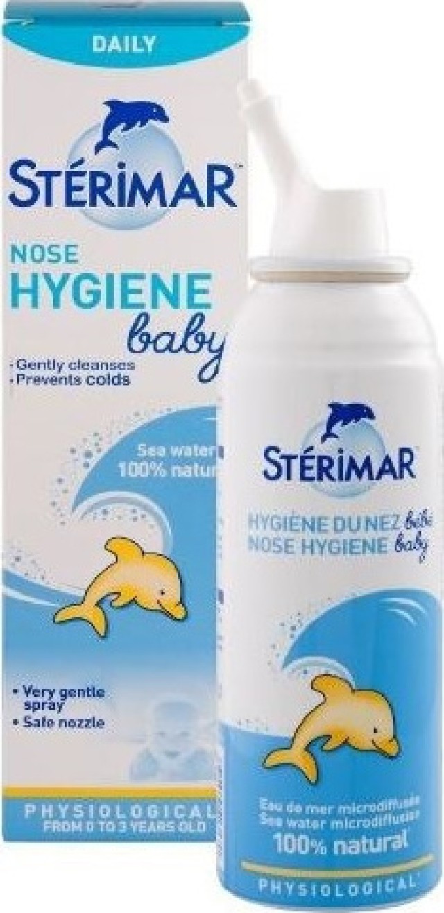 STERIMAR Nasal Hygiene Baby Ισοτονικό Spray Θαλασσινού νερού για παιδιά 0-3 ετών 50ml