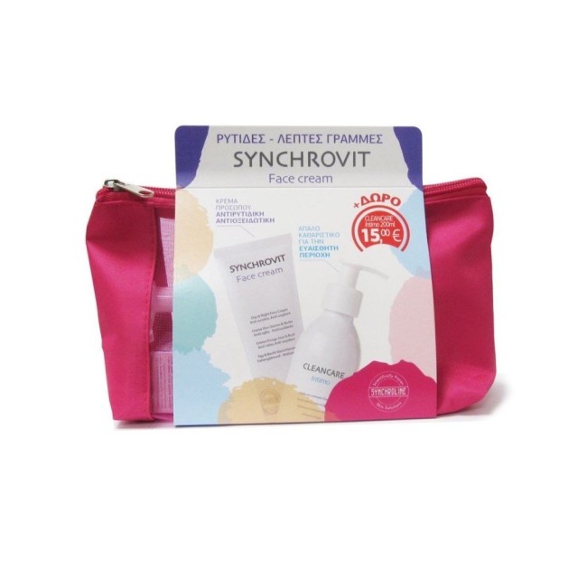 Synchroline Promo Pack με Synchrovit Face Cream Αντιγηραντική Κρέμα Προσώπου, 50ml & Δώρο Cleancare Intimo Απαλό Καθαριστικό για την Ευαίσθητη Περιοχή, 200ml