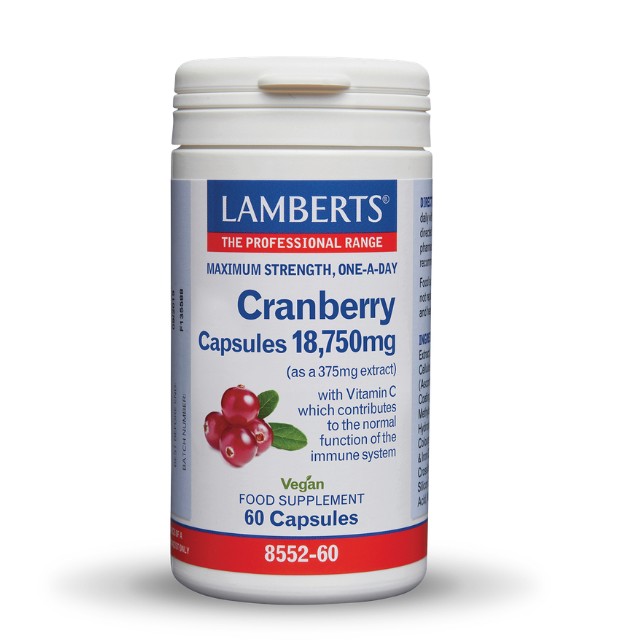 Lamberts Cranberry 18,750mg 60 Κάψουλες (8552-60)