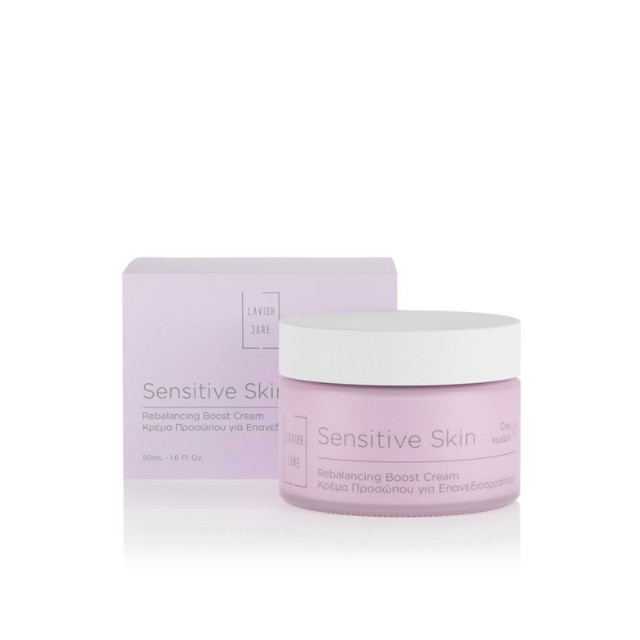 Lavish Care Sensitive Skin Rebalancing Boost Cream, Κρέμα Ημέρας Προσώπου, 50ml