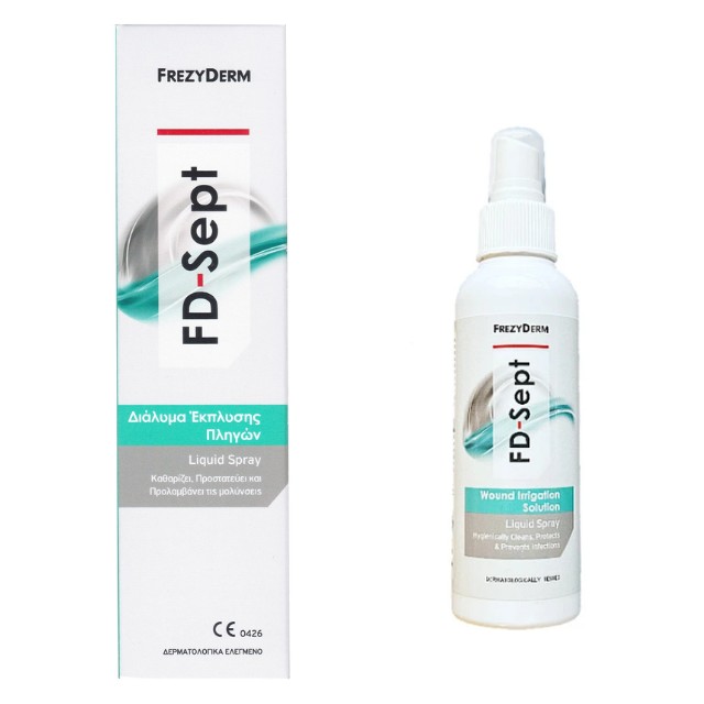 Frezyderm FD-Sept Liquid Spray Διάλυμα Έκπλυσης Πληγών 150ml