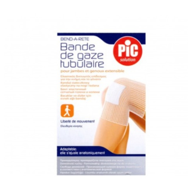 Pic Solution Bend A Rete, Ελαστικός Δικτυωτός Επίδεσμος Κνήμης & Γονάτου, 1τμχ