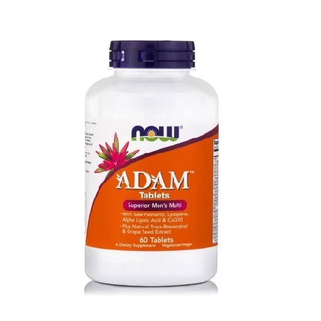 Now Foods Adam™ Mens Multiple Vitamin Πολυβιταμινούχος Φόρμουλα Ειδικά Σχεδιασμένη Για Τον Άνδρα, 60tabs