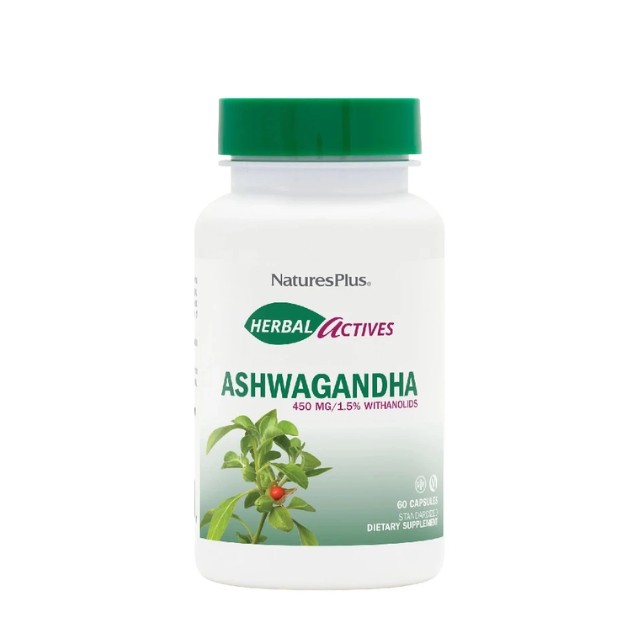 Natures Plus ASHWAGANDHA, 60VCAPS