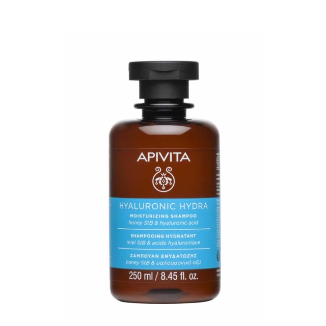 Apivita Hyaluronic Hydra Shampoo Fine Hair Σαμπουάν Ενυδάτωσης για Λεπτά Μαλλιά 250ml