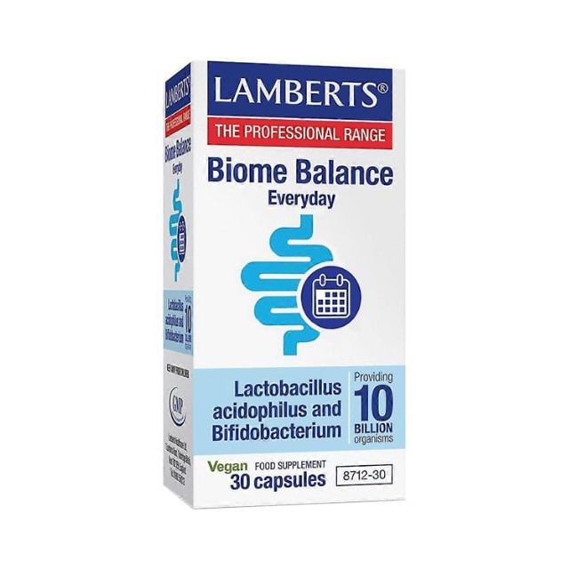 Lamberts Biome Balance Everyday Προβιοτικά για την Υγεία του Εντέρου 30 Κάψουλες (8712-30)
