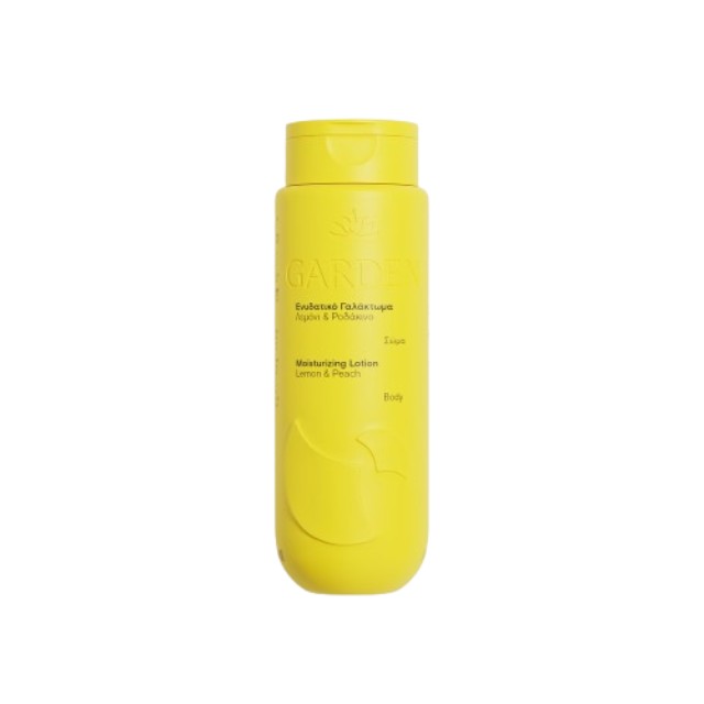 Garden Moisturizing Lotion Lemon & Peach Ενυδατικό Γαλάκτωμα Σώματος με Λεμόνι & Ροδάκινο 300ml