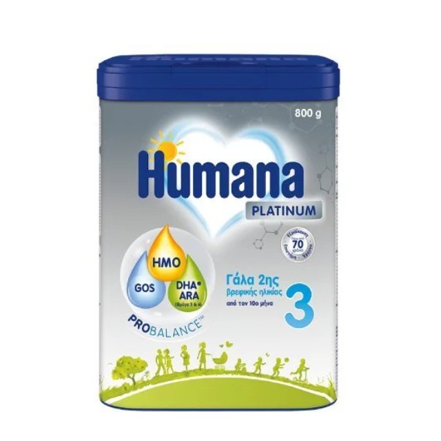 Humana Platinum 3 My Pack 12m+ Γάλα Σε Σκόνη 800gr