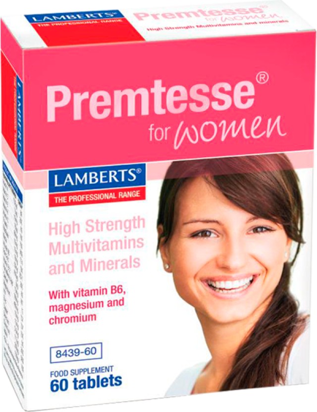 Lamberts Premtesse Πολυβιταμίνες για Γυναίκες στην Αναπαραγωγική Ηλικία 60 Tabs 8439-60