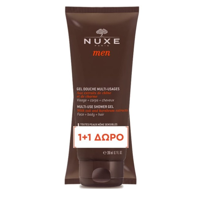 Nuxe Men Πακέτο Multi-Use Shower Gel For Face & Body & Hair 2x200ml