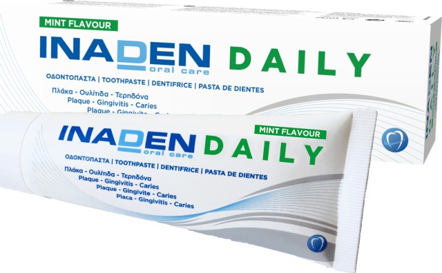 INADEN Daily Toothpaste Mint, Οδοντόκρεμα Καθημερινής Χρήσης με Γεύση Μέντα 75ml