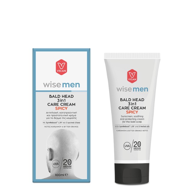 Vican Wise Men Bald Head 3in1 Care Cream Spicy 100ml