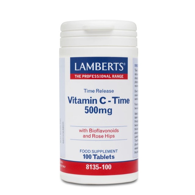 Lamberts Vitamin C Time Release 500mg 100 Ταμπλέτες 8135-100