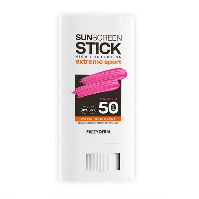 Frezyderm Sun Screen Extreme Sport Magenta Stick SPF50 Αντηλιακό Stick για Extreme Sports 20ml