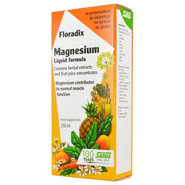 Power Health Floradix Magnesium Liquid Mineral Supplement 250ml
