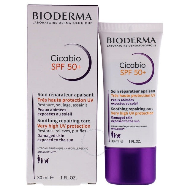 Bioderma Cicabio SPF50 Αντηλιακή Κρέμα Προσώπου & Σώματος Για Προστασία Μετά Από Επεμβάσεις ή Θεραπείες, 30ml