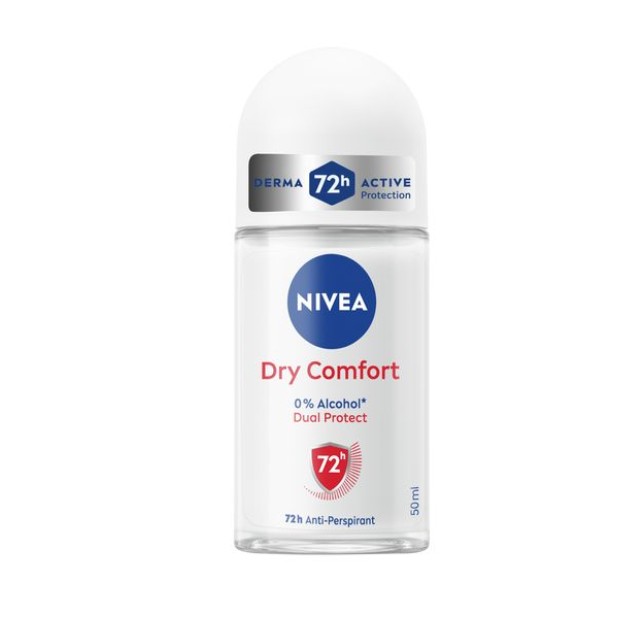 Nivea Deo Dry Comfort Roll-On Γυναικείο 50ml