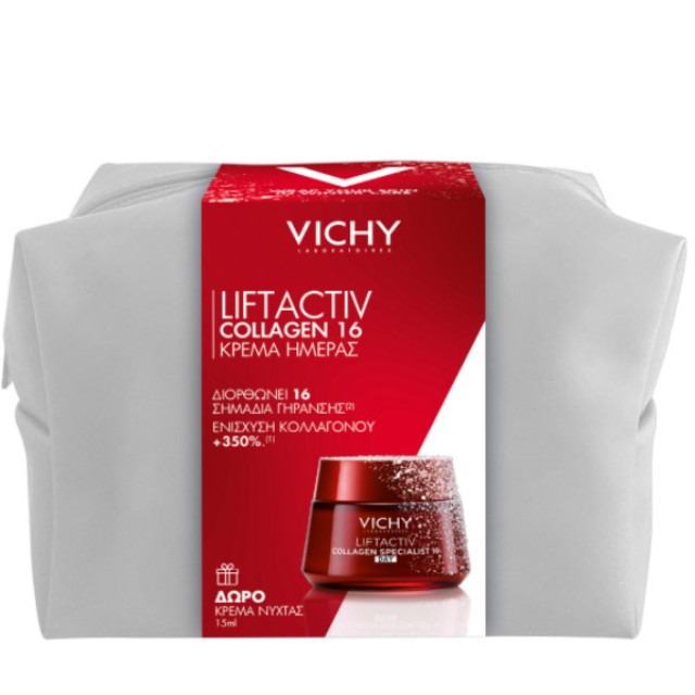 Vichy Liftactiv Πακέτο Collagen Specialist 16 Κρέμα Ημέρας 50ml & Δώρο Κρέμα Νύχτας 15ml