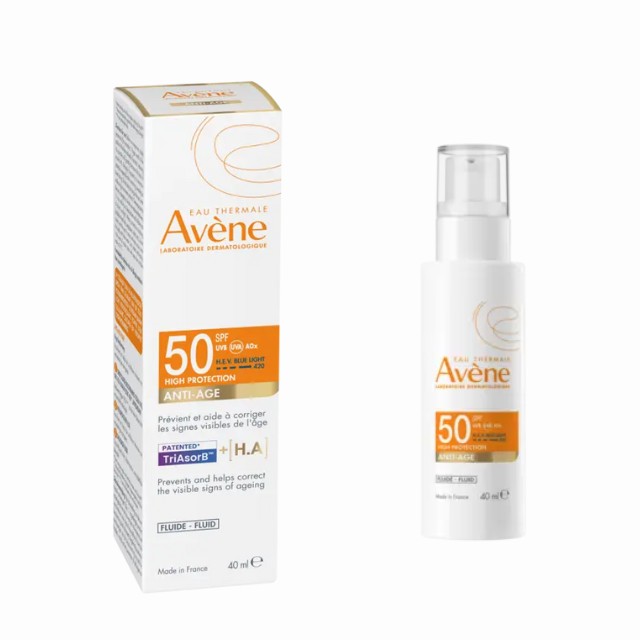 Avene Anti Age Fluid Αντιγηραντική Αντηλιακή Προσώπου με Λεπτόρρευστη Υφή SPF50 40ml