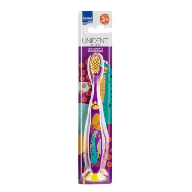 Unident Kids Children’s Toothbrush Purple Παιδική Οδοντόβουρτσα 3+ 1τμχ