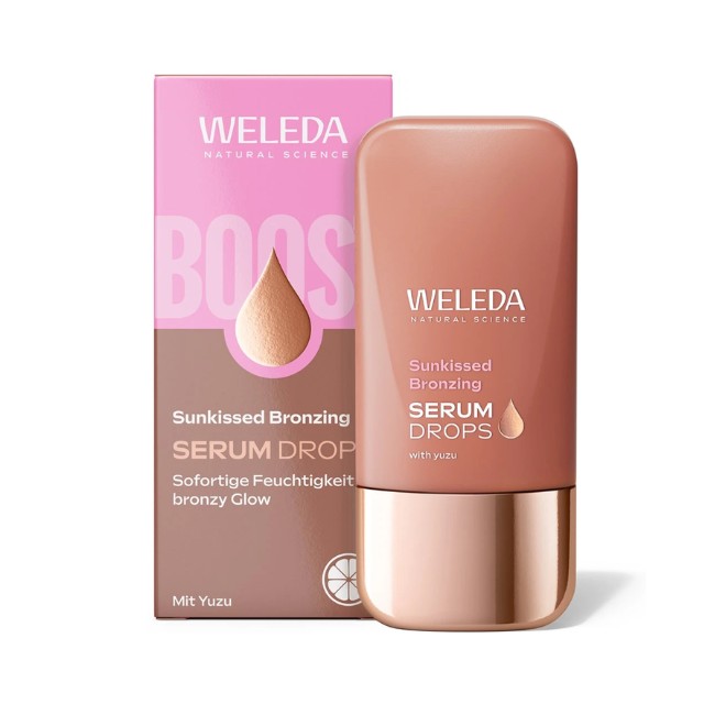 Weleda Sunkissed Bronzing Serum Drops Ορός Προσώπου για Λάμψη & Ηλιοκαμένη Επιδερμίδα 30ml