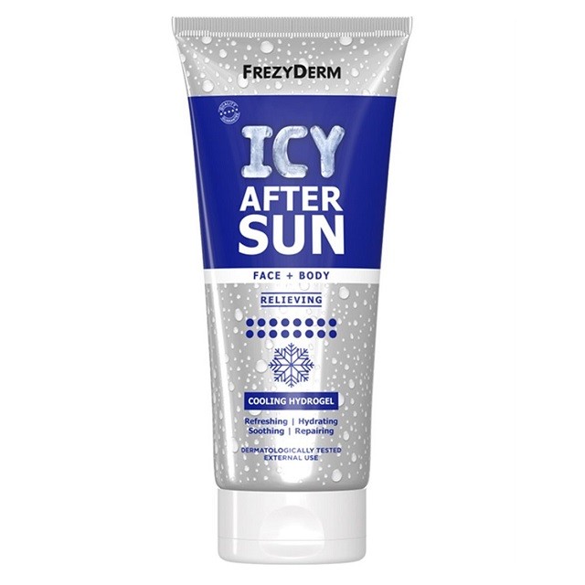 Frezyderm Icy After Sun Face & Body Relieving Cooling Hydrogel Δροσερό Τζελ Για Μετά Τον Ήλιο, 200ml