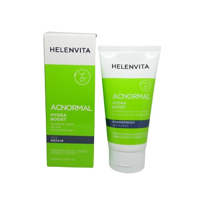 Helenvita ACNormal Hydra Boost Cream Ενυδατική Κρέμα Προσώπου & Λαιμού Για Λιπαρή Επιδερμίδα, 60ml