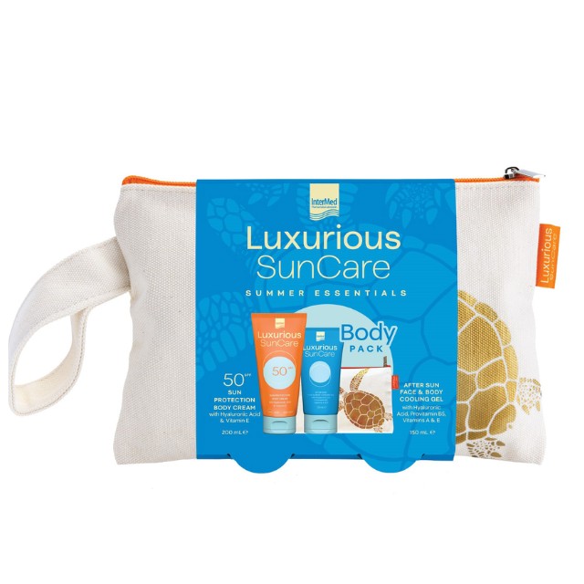 Intermed Luxurious Πακέτο Suncare Protection Body Cream SPF50 200ml & After Sun Face & Body Cooling Gel 150ml