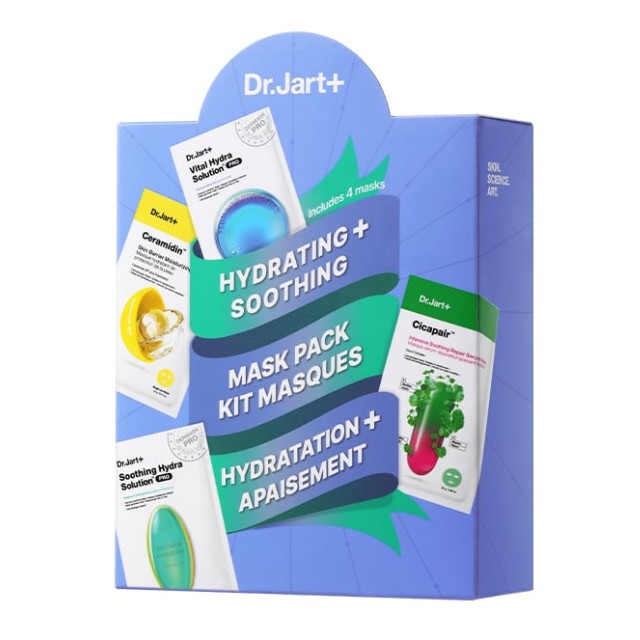 Dr.Jart+ Πακέτο Mask Kit Hydrating & Soothing & Cicapair & Ceramidin Mask 4τμχ