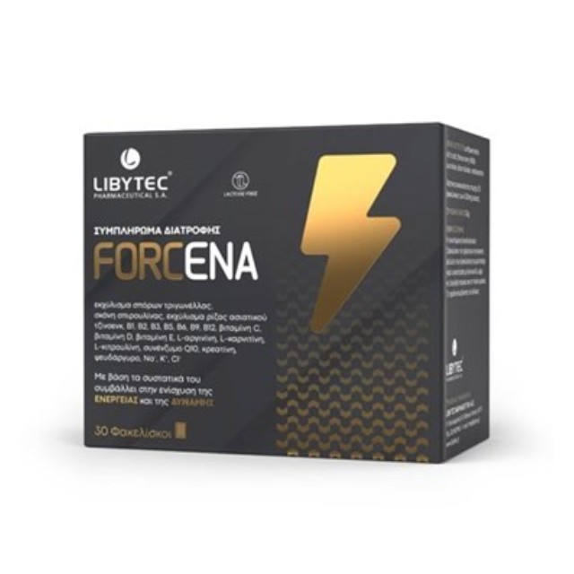 Libytec Forcena για Ενίσχυση της Ενέργεια & της Δύναμης 30 Φακελίσκοι