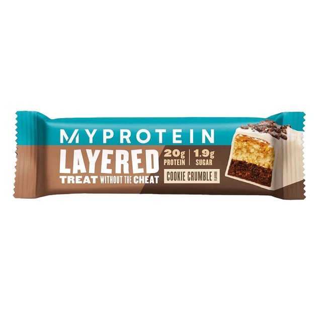 My Protein Layered Treat Without The Cheat Cookie Crumble Πρωτεϊνική Μπάρα, 60gr