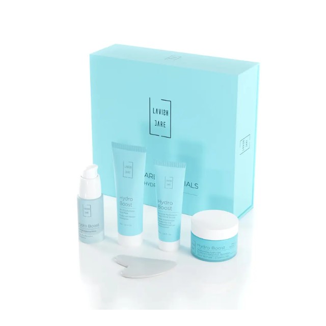 Lavish Care Skin Care Essentials Promo Pack Hydro Boost ,Σετ Περιποίησης Προσώπου Ενυδάτωσης & Αναζωογόνησης, 4 Τμχ