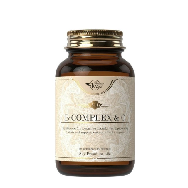 Sky Premium Life B-Complex with Vitamin C 60 κάψουλες