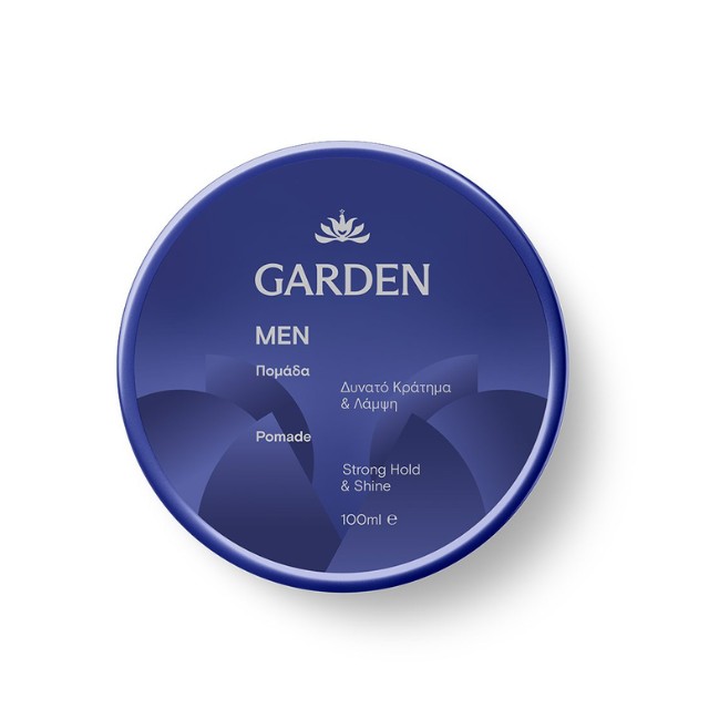 Garden Men Hair Pomade Πομάδα Μαλλιών για Δυνατό Κράτημα & Λάμψη 100ml
