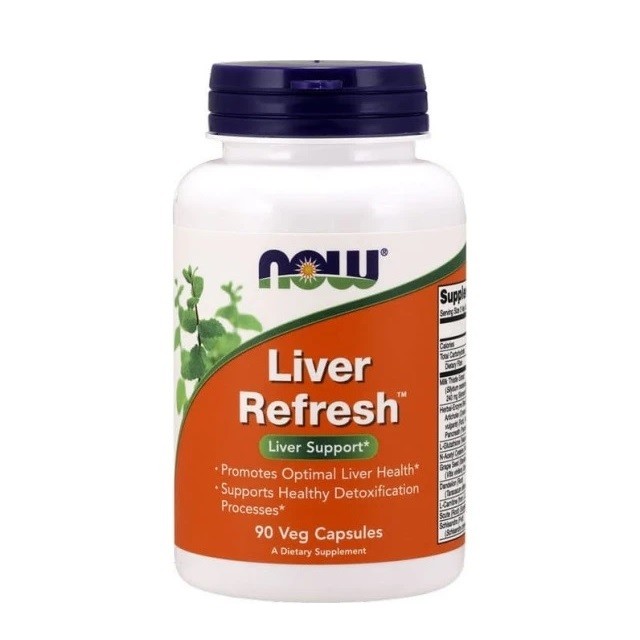 Now Foods Liver Refresh Συμπλήρωμα Διατροφής Που Συμβάλει Στην Προστασία & Αναζωογόνηση Του Ήπατος, 90VegCaps