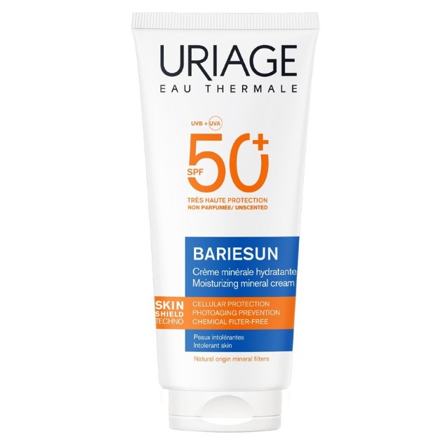 Uriage Bariesun Mineral Moisturizing Cream SPF50+ Αντηλιακή Κρέμα για Πρόσωπο & Σώμα 100ml