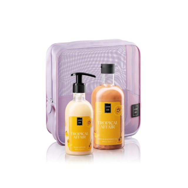 Lavish Care Tropical Affair Body Care Πακέτο Περιποίησης Σώματος & Δώρο Νεσεσέρ 1τεμ