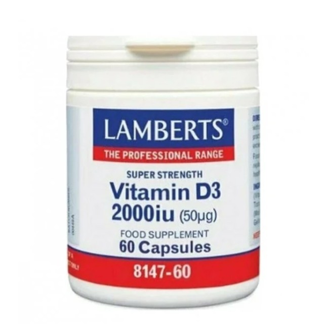 Lamberts Vitamin D3 2000iu 50μg 60 κάψουλες 8147-60