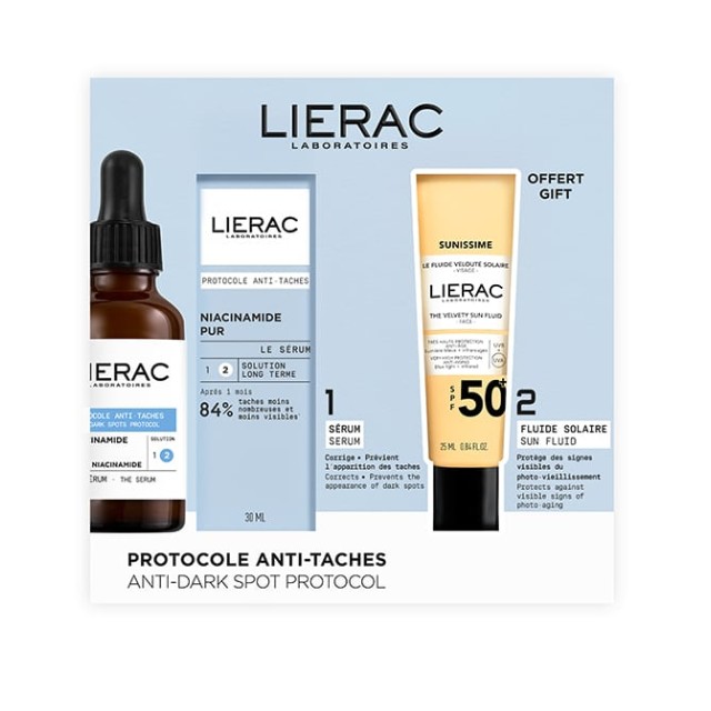 Lierac Protocol Anti Dark Spot Πακέτο Serum 30ml & Sunissime Fluide SPF50+ 25ml
