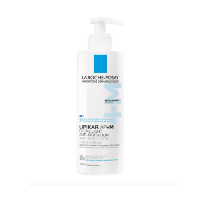 La Roche Posay Lipikar Baume Light AP+M Ενυδατικό Βάλσαμο Ανάπλασης Σώματος Για Ευαίσθητες Επιδερμίδες, 400ml