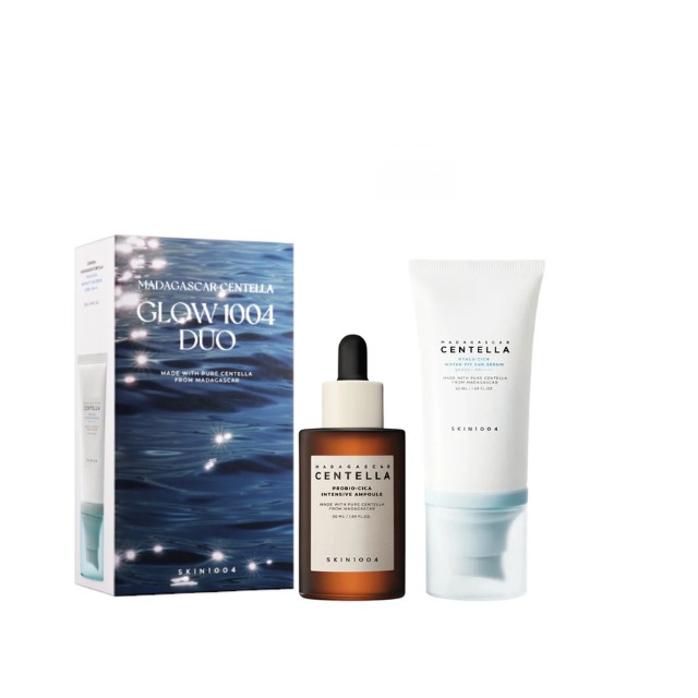 Skin1004 Madagascar Centella Πακέτο Glow 1004 Duo Hyalu-Cica Water-Fit SPF50+ PA++++ Αντηλιακό 50ml & Probio-Cica Intensive Ampoule Ενυδατική Αμπούλα 50ml