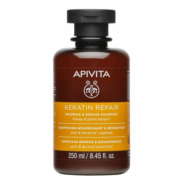 Apivita Shampoo Keratin Repair Σαμπουάν Αναδόμησης/Θρέψης για Ξηρά Μαλλιά 250ml