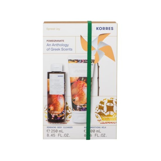Korres Πακέτο Pomegranate Αφρόλουτρο 250ml & Ενυδατικό Γαλάκτωμα Σώματος 200ml