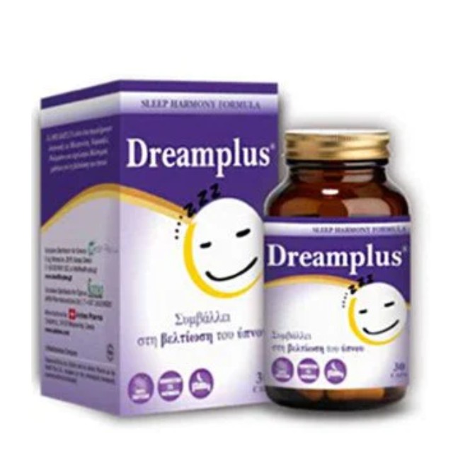 Health Plus Dream Plus Συμπλήρωμα Διατροφής με Μελατονίνη 30 Κάψουλες